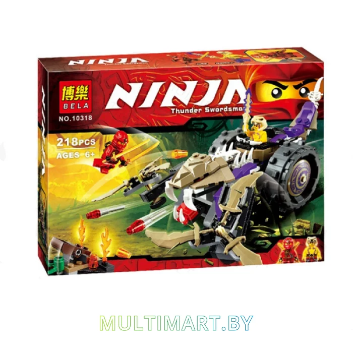 Конструктор Bela Ninja (Ниндзя) Разрушитель клана Анакондрай (10318A)